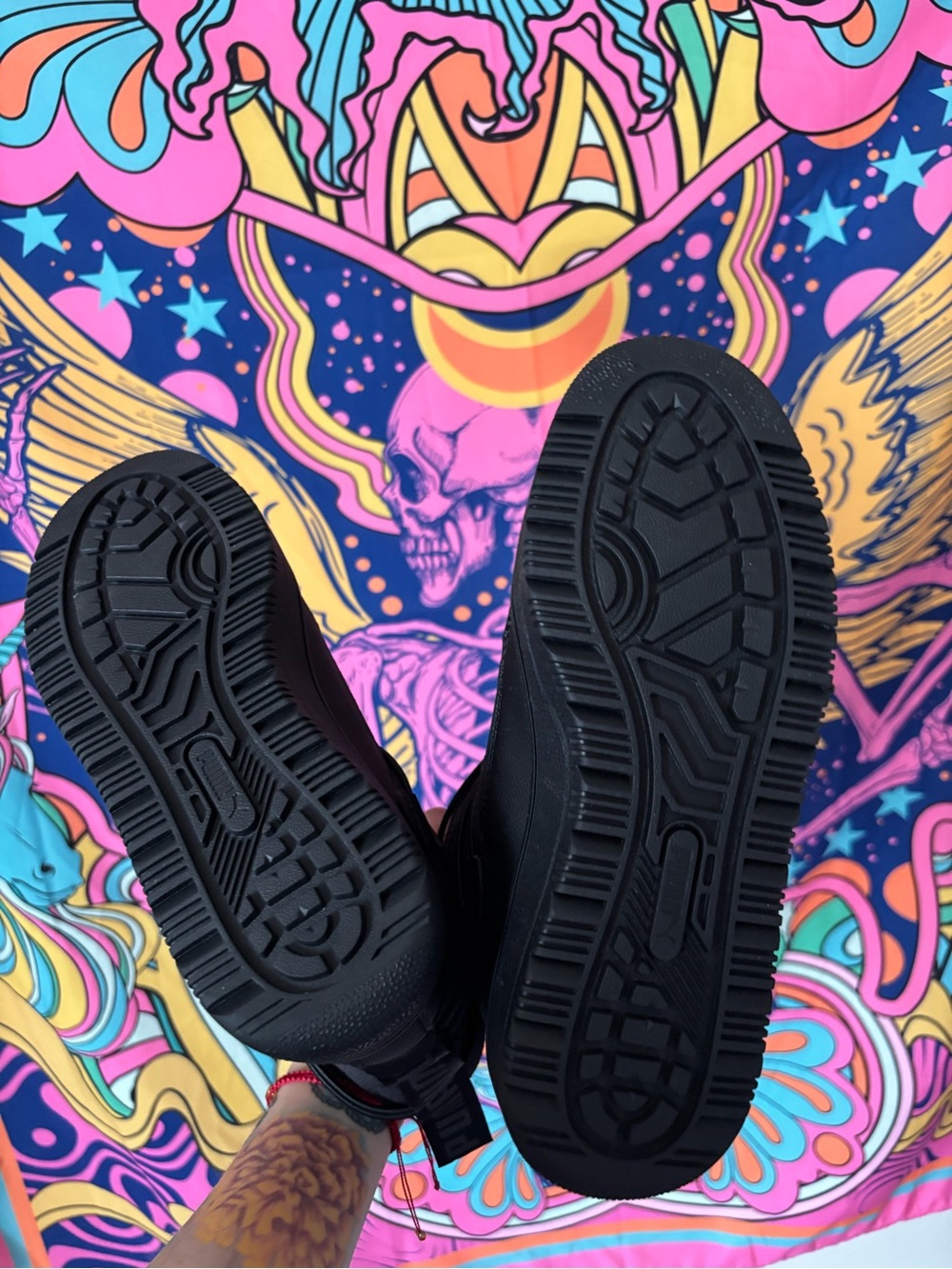 Puma Black Quilted Lace-Up Winter Boot - Picture 2 of 4